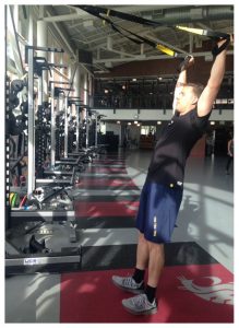 TRX Side Lunge 3-4 reps x 10 sets